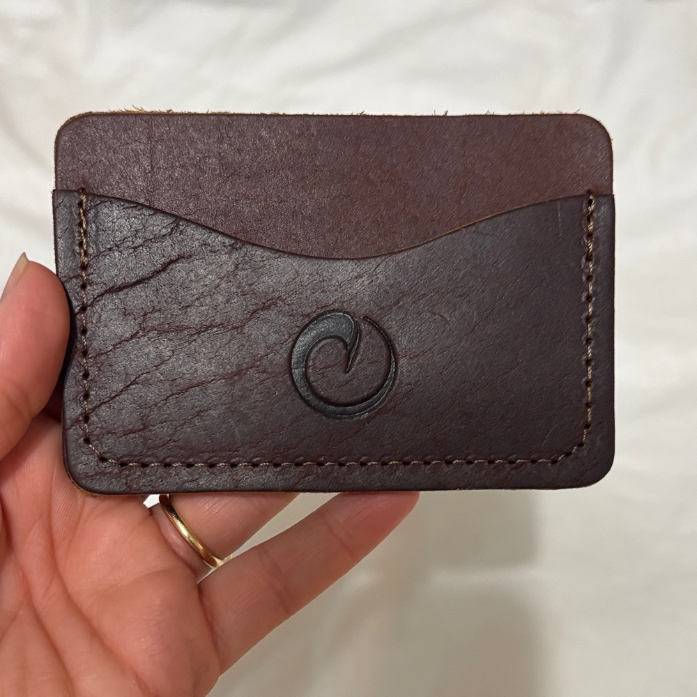 Origins Dark Brown Card Holder - Picture 3 of 3